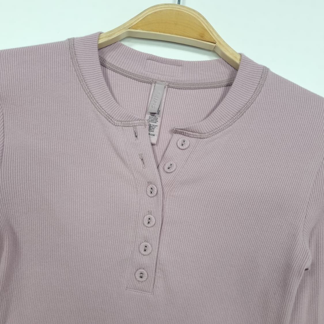 SKIMS 코튼 립 크롭 롱슬리브 상품이미지2