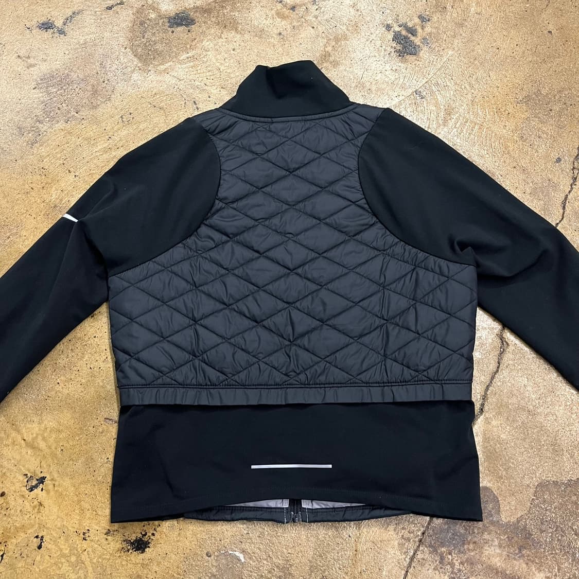 [정품/S] 나이키 AEROLAYER 퀼팅 자켓 블랙 b15 상품이미지4