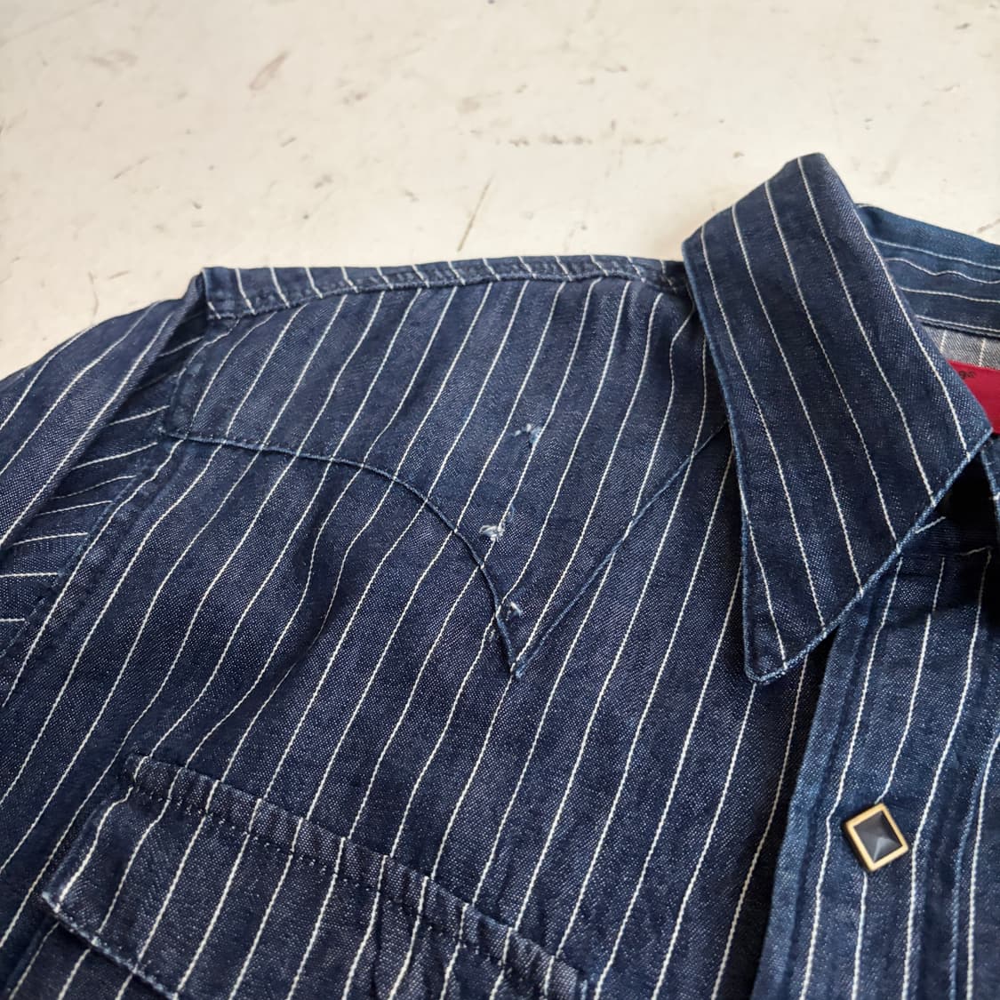 리바이스 레드탭 빈티지 와바시 웨스턴 셔츠 L 상품이미지5