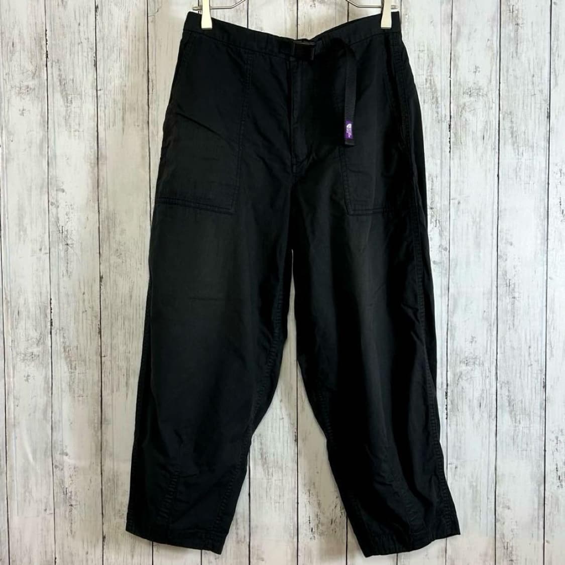 나나미카 X 노스페이스 퍼플라벨 립스탑 와이드 크롭 팬츠 상품이미지1