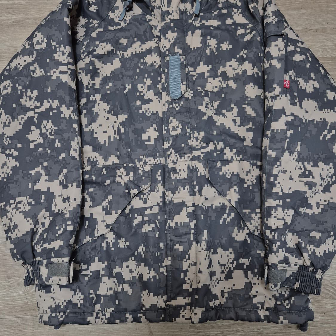 사우스플레이 남성 밀리터리 카모 기모 바람막이 점퍼 M(95) 상품이미지3