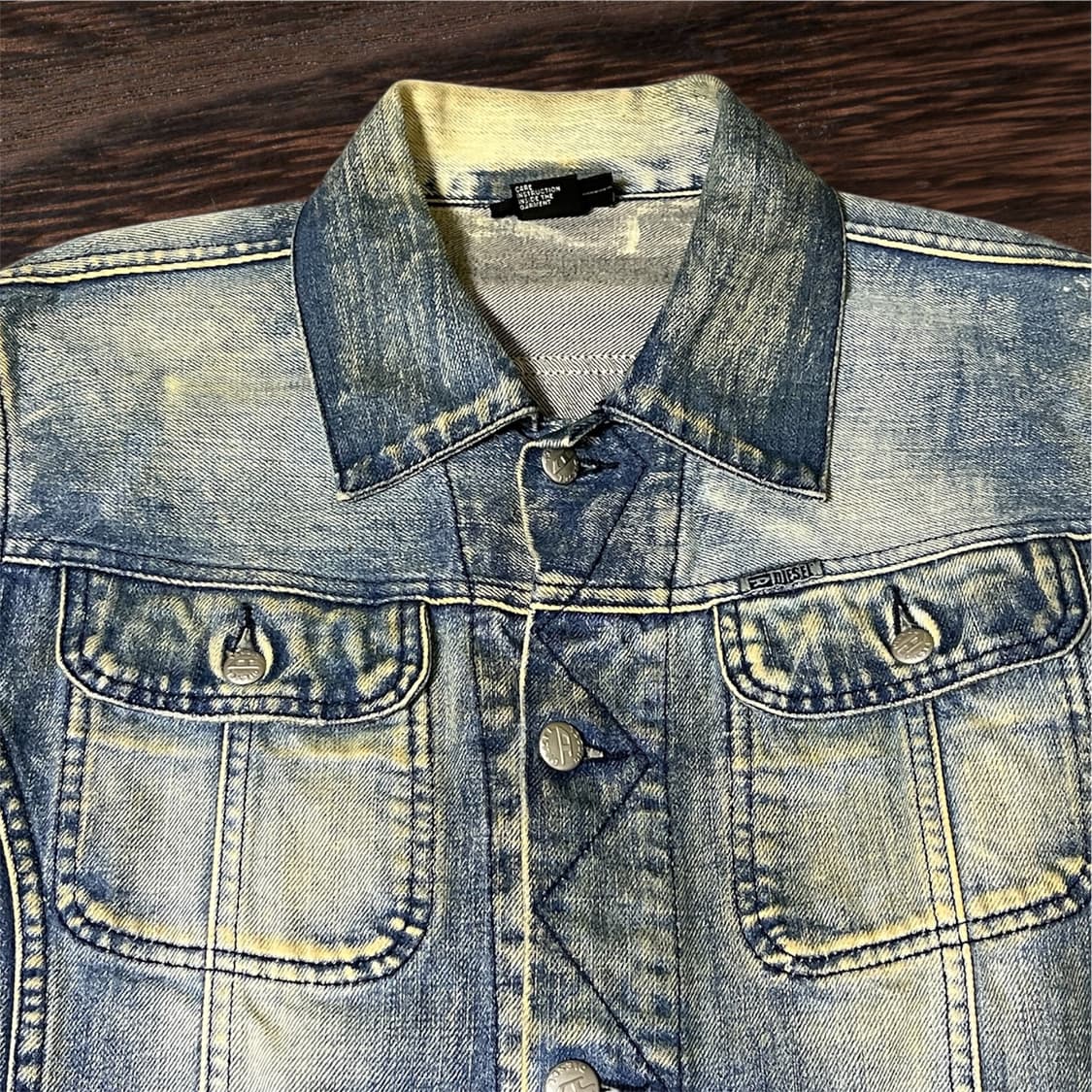 00’s Diesel cropped denim jacket  상품이미지3