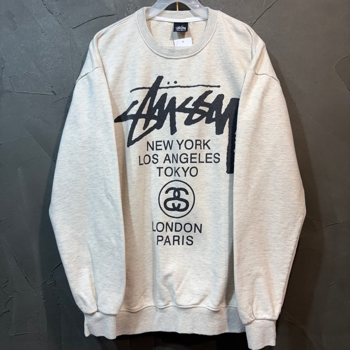 [XL] STUSSY 스투시 월드투어 스웻 셔츠 상품이미지1
