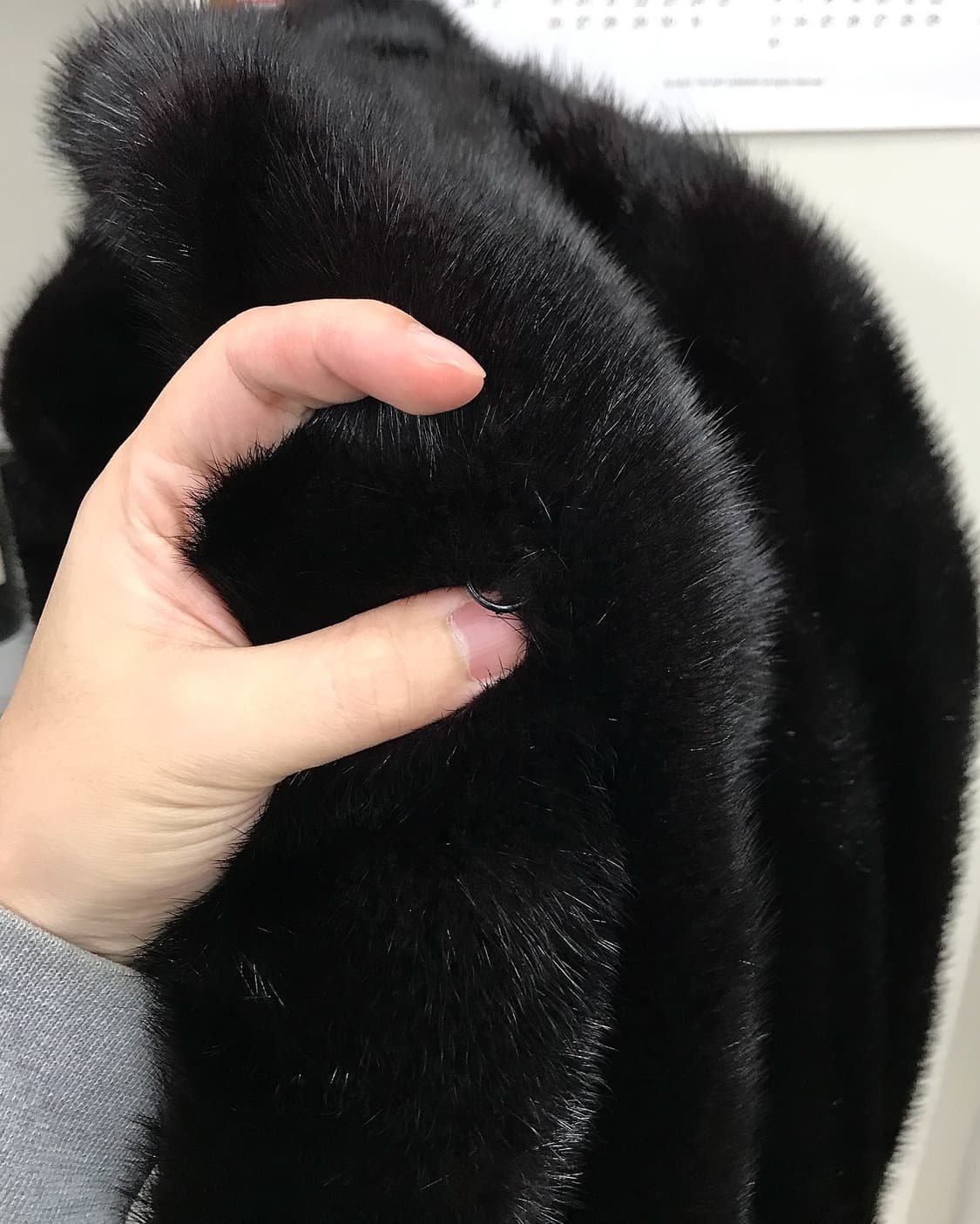 리얼 밍크 퍼 하프 코트 상품이미지3