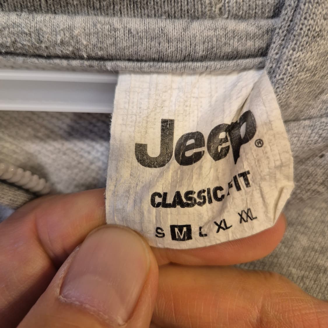 (M)JEEP 그레이 후드집업  상품이미지3