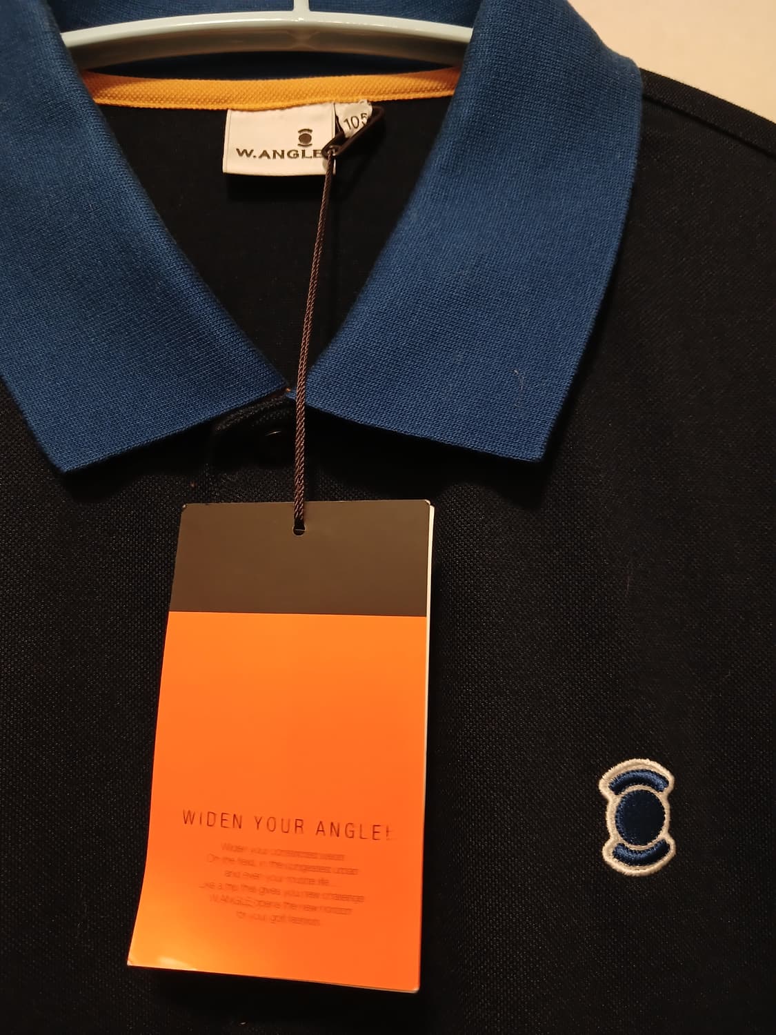 와이드앵글 정품 남성 반팔 카라티 100 ~ 105 사이즈 상품이미지3