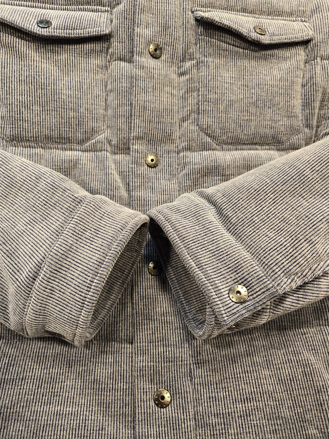 거의새거) 코오롱 브렌우드 코듀로이 패딩 셔츠 자켓 110 상품이미지6