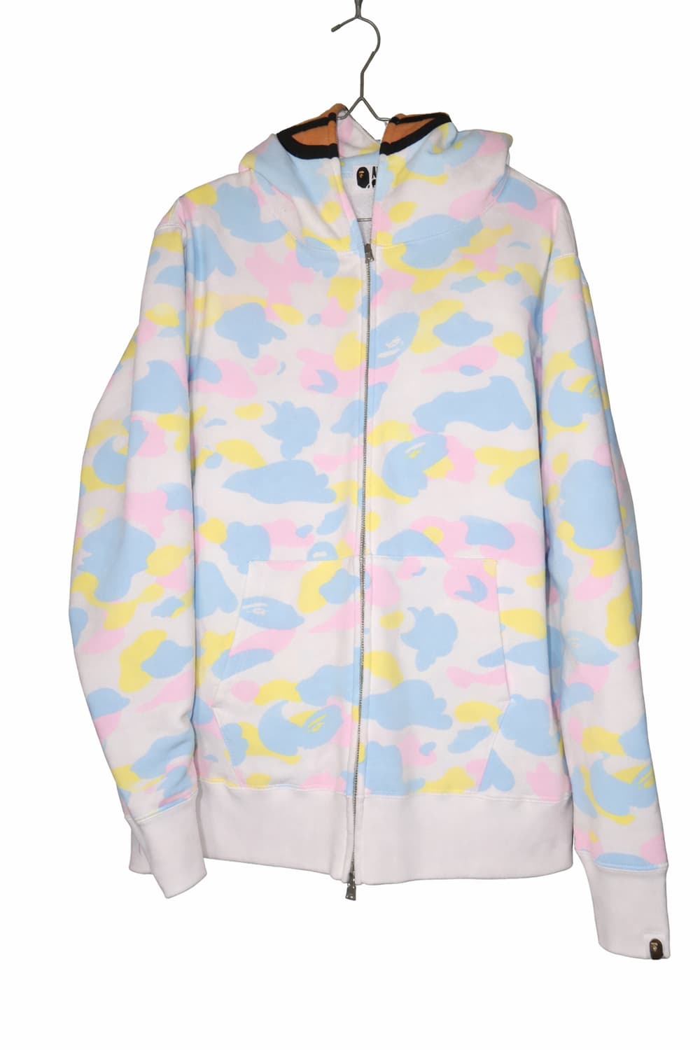 핀터깔 베이프 코튼캔디 카모 베이비 마일로 후드집업 화이트 XL 상품이미지2