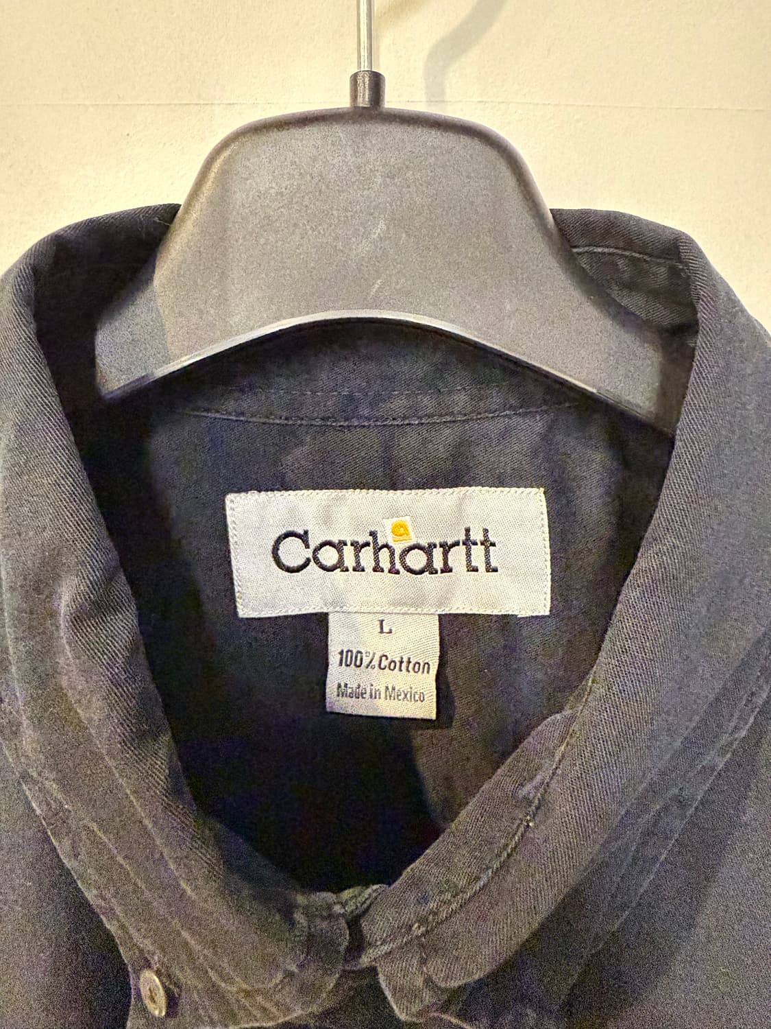 칼하트 블랙 긴팔셔츠 상품이미지3