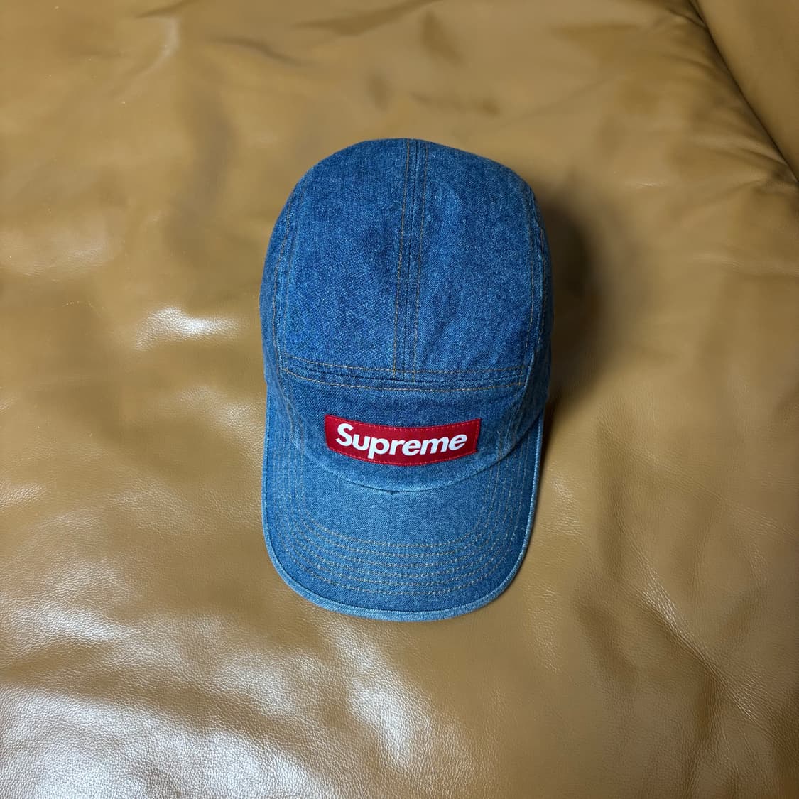 Supreme 슈프림 22fw 워시드 데님 캠프캡 모자 (Denim) 상품이미지6