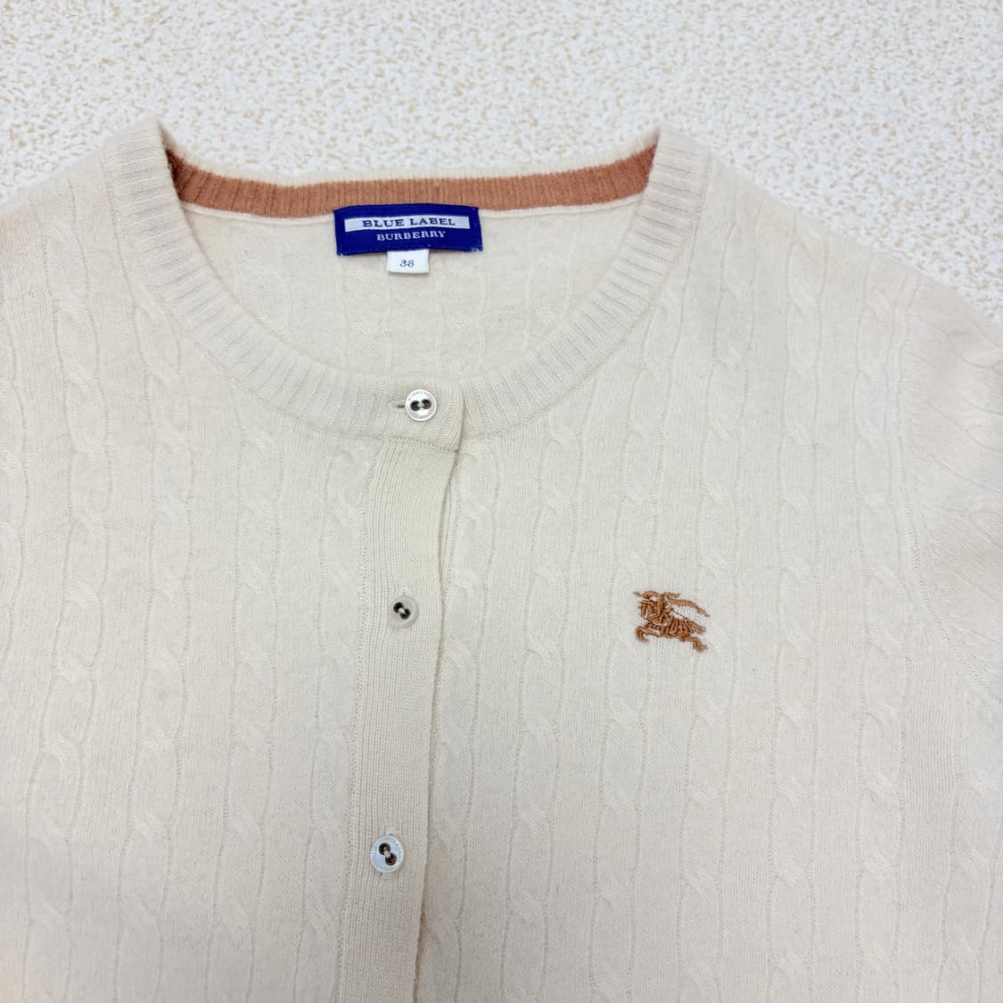 버버리 울 케이블 가디건 상품이미지2