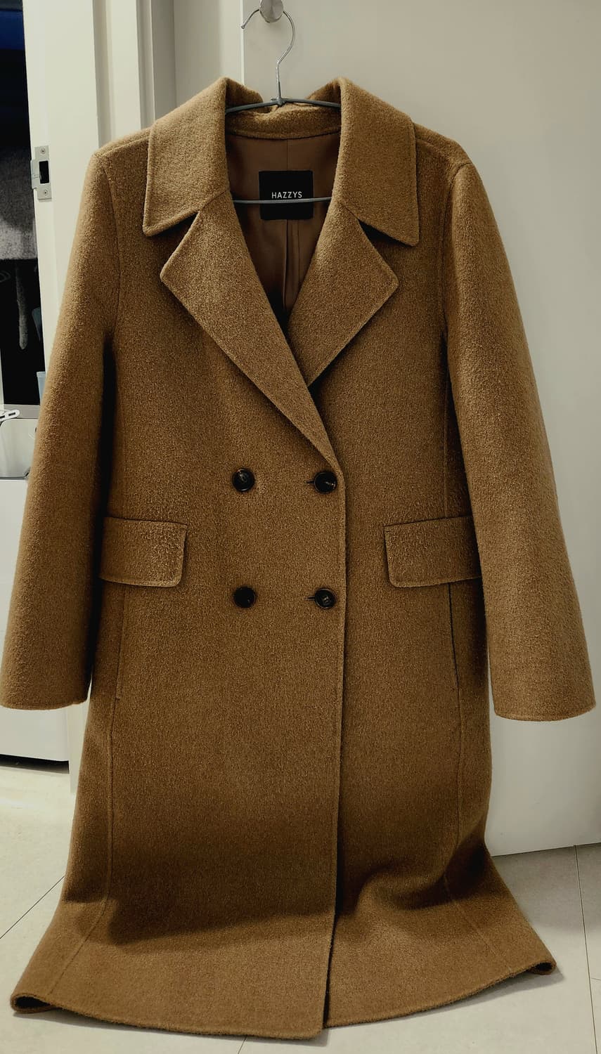 해지스레이디스 울캐시미어 롱코트 상품이미지3