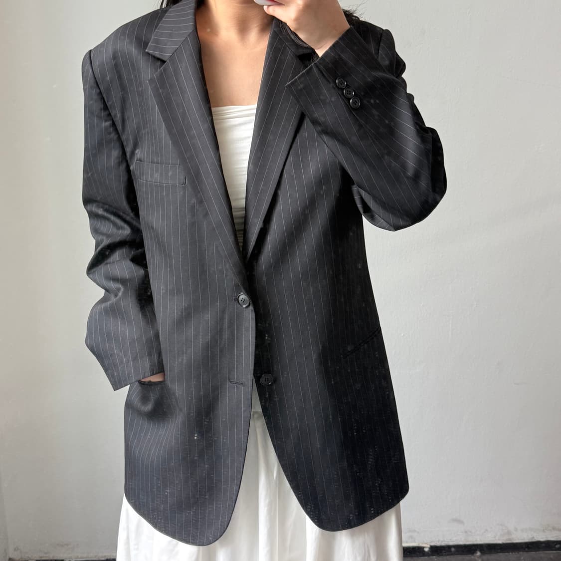 [48R] 조르지오 아르마니 스트라이프 셋업 상품이미지1