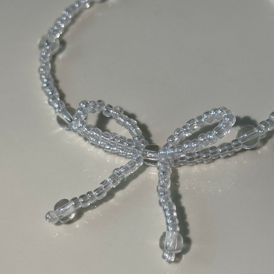 아이스 리본 비즈 팔찌 Ice Ribbon Bracelet 상품이미지6