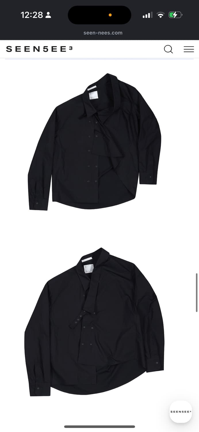 Seen TWISTED NYLON SNAP SHIRTS - SKIRT  상품이미지5