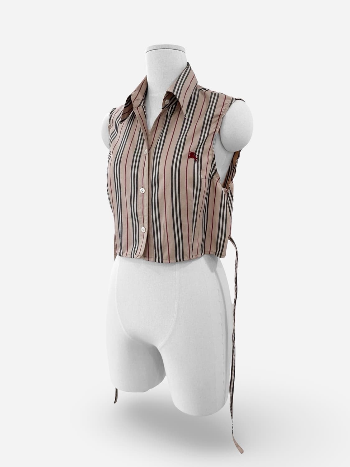 Burberry London Stripe Crop Shirt 상품이미지1
