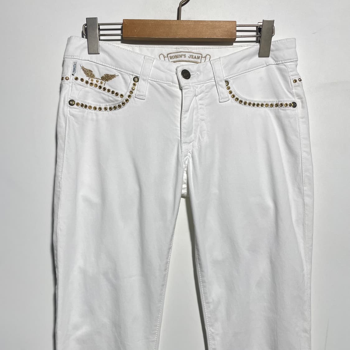 로빈스진 화이트 부츠컷 상품이미지2