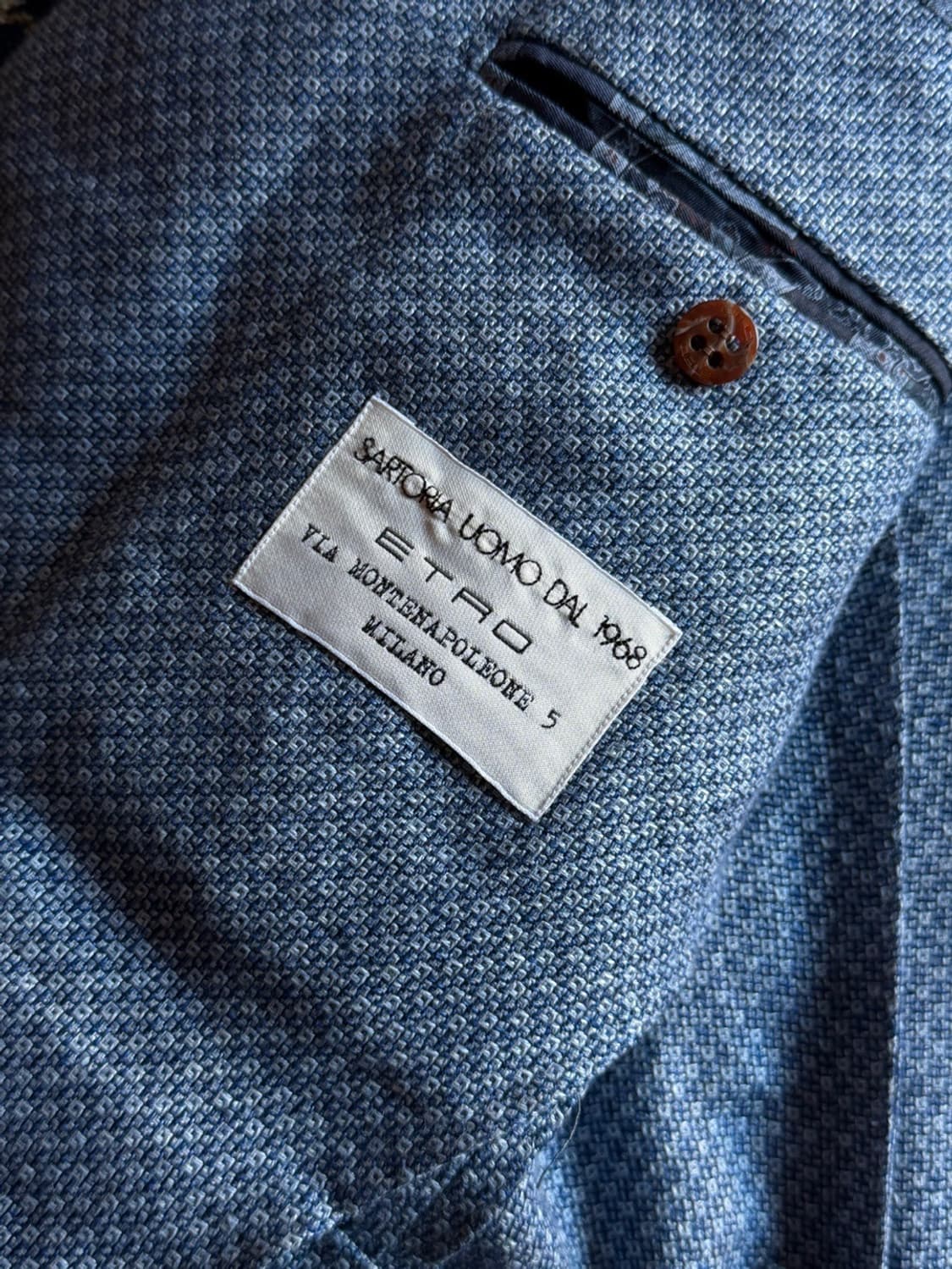 ETRO 에트로 사르토리아 워모 실크 테일러드 자켓 100 상품이미지8