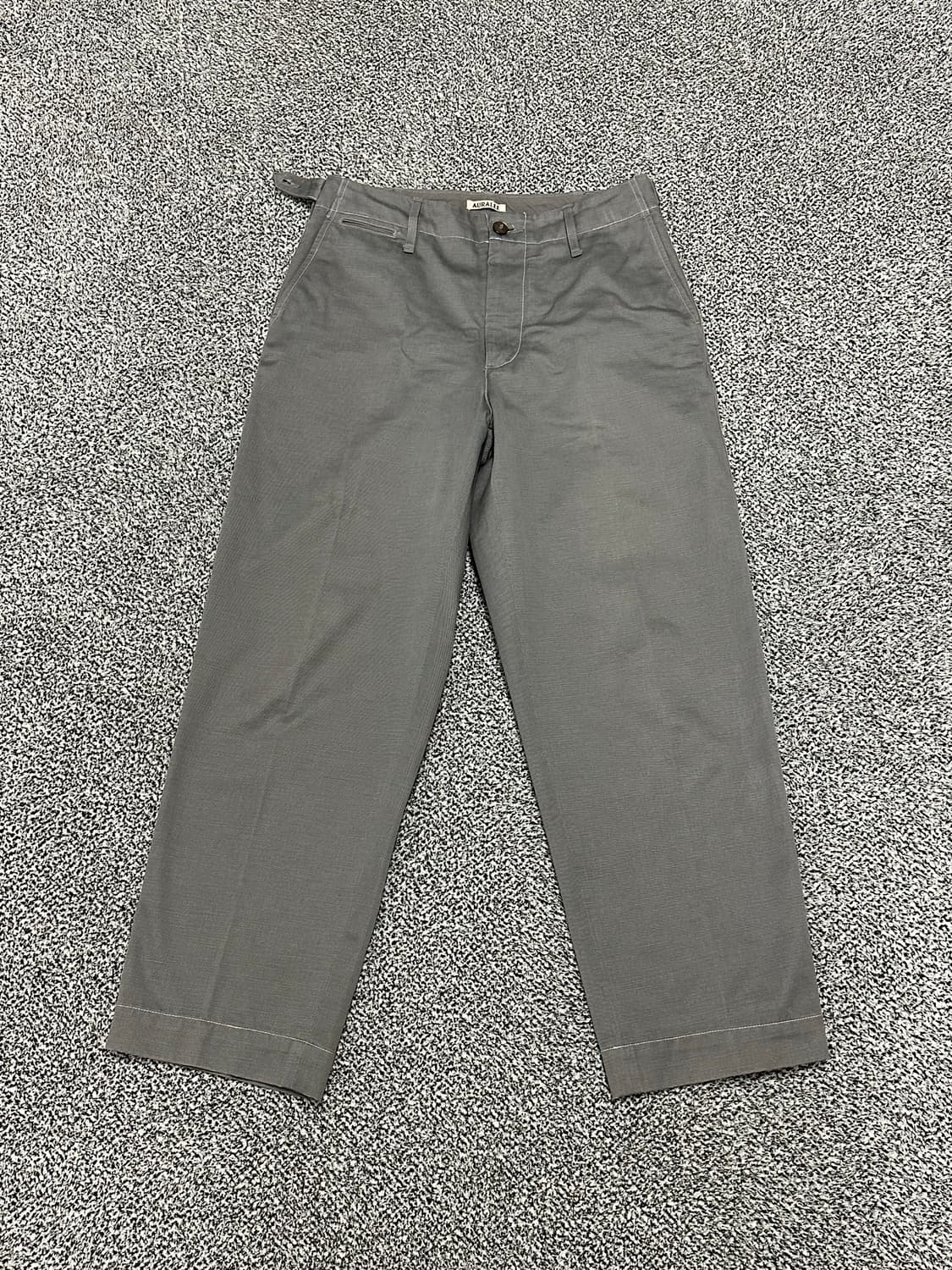 오라리 차콜그레이 면 바지 상품이미지1