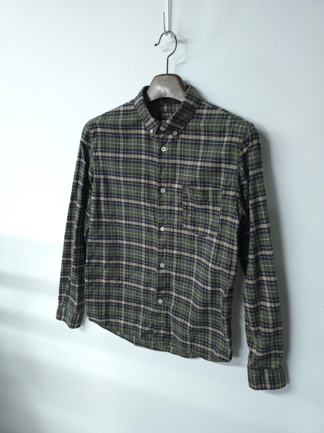 A.P.C 아페쎄  모직 체크셔츠 ( 여성55~55반 ) 상품이미지1