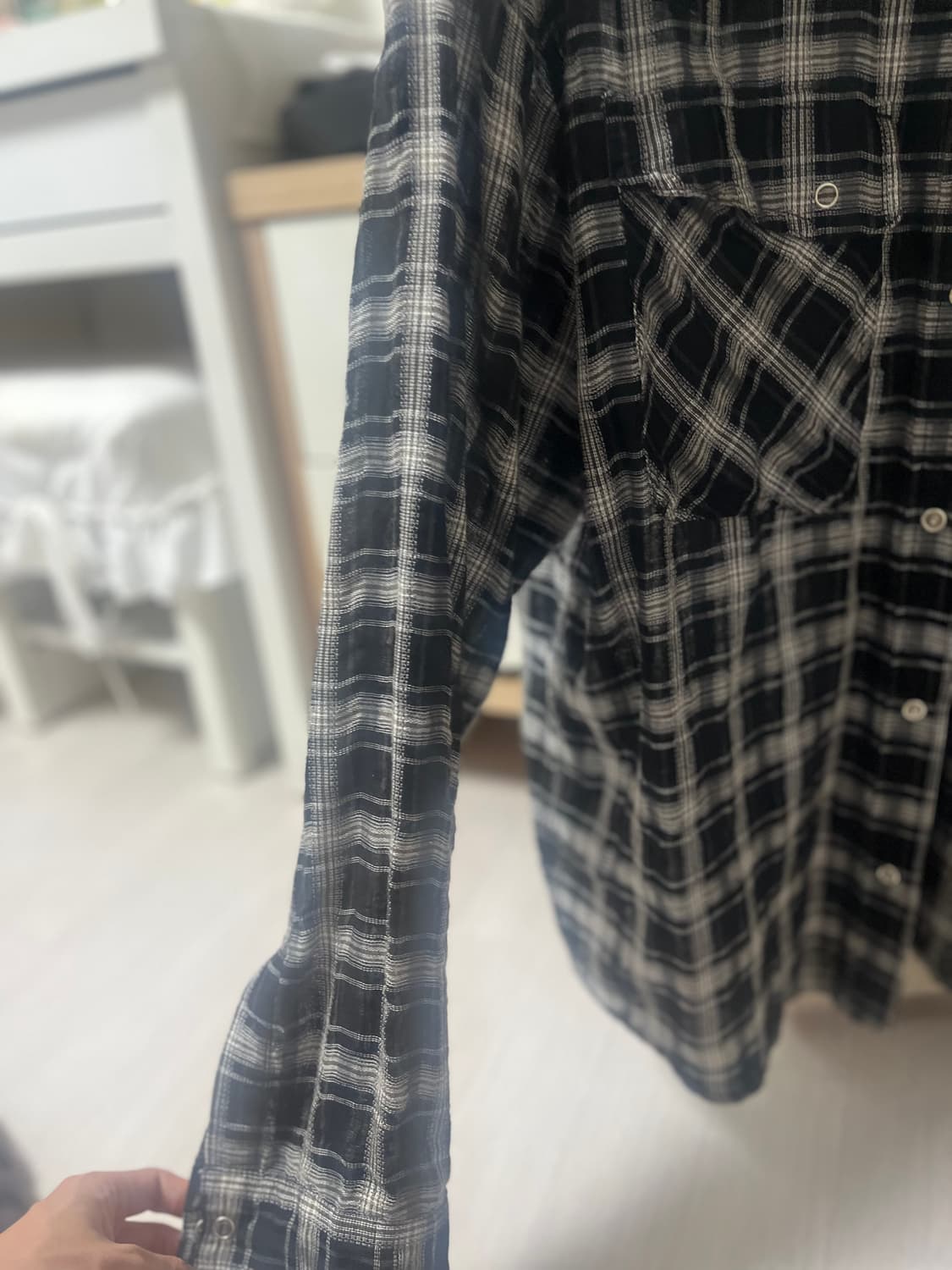 etce 투포켓 린넨셔츠 XL 상품이미지4