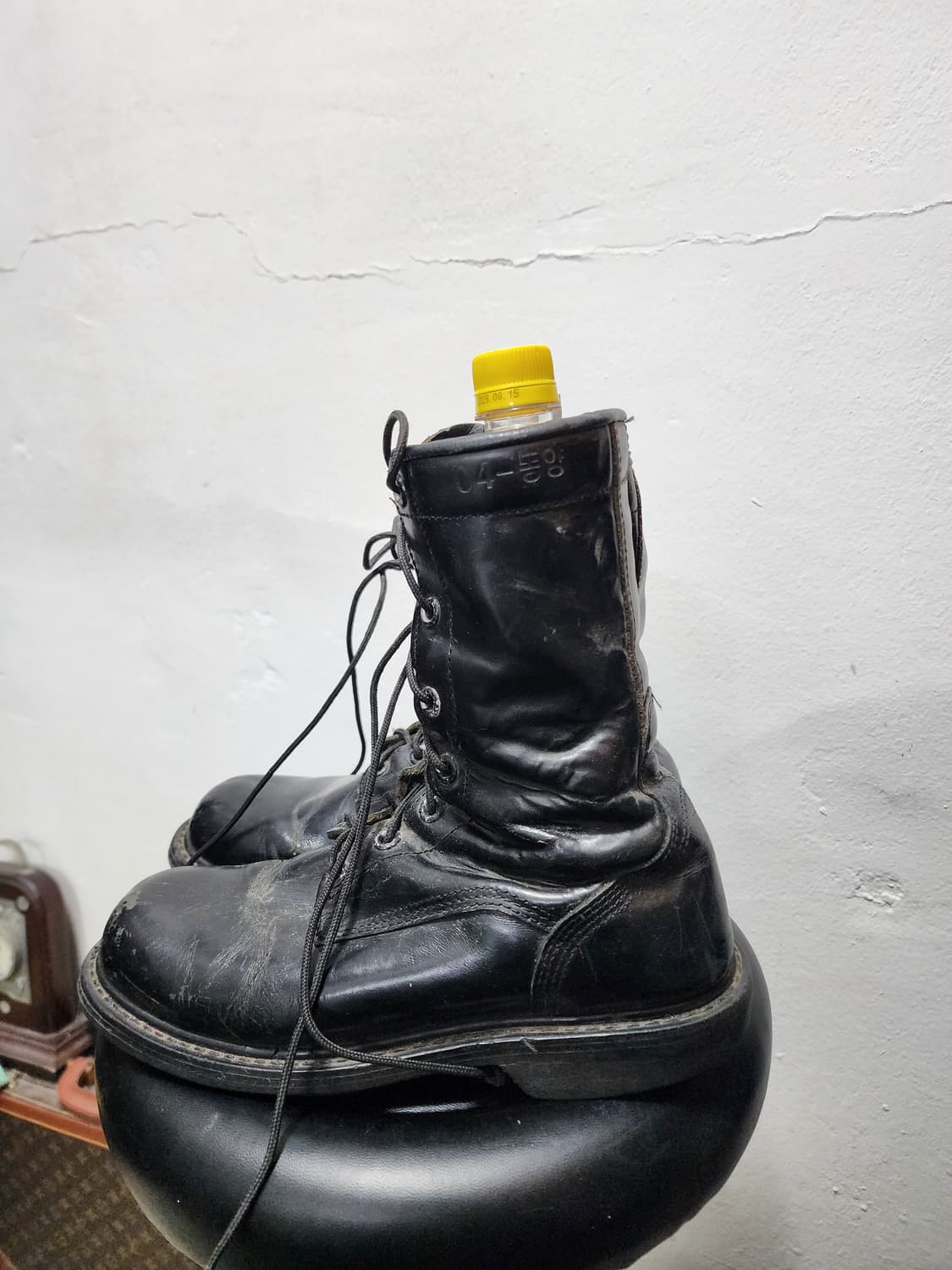 리얼레더 00s 밀리터리 군용 전투화 상품이미지2