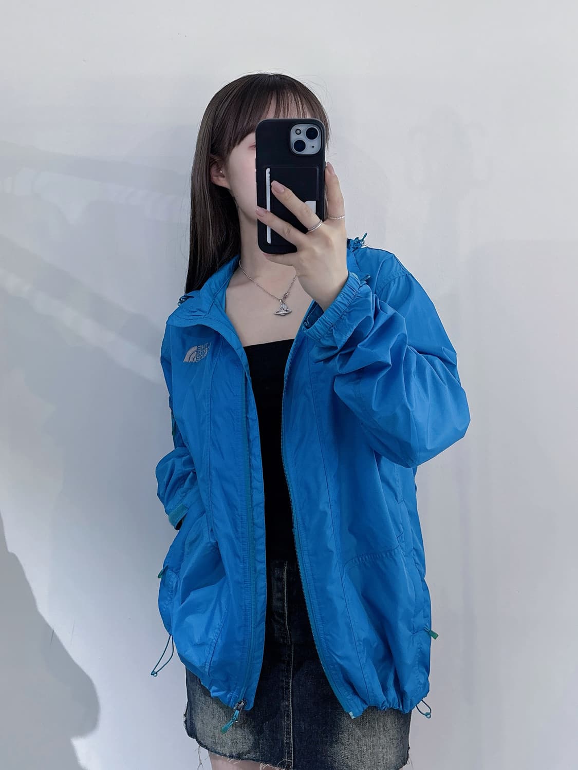 노스페이스 스카이블루 바람막이 상품이미지2