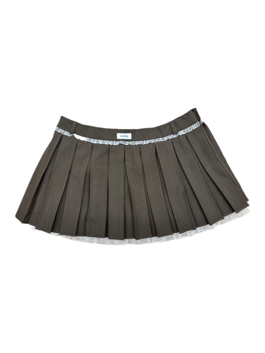 드라이로즈 피아노 스커트 브라운 M 판매 상품이미지2