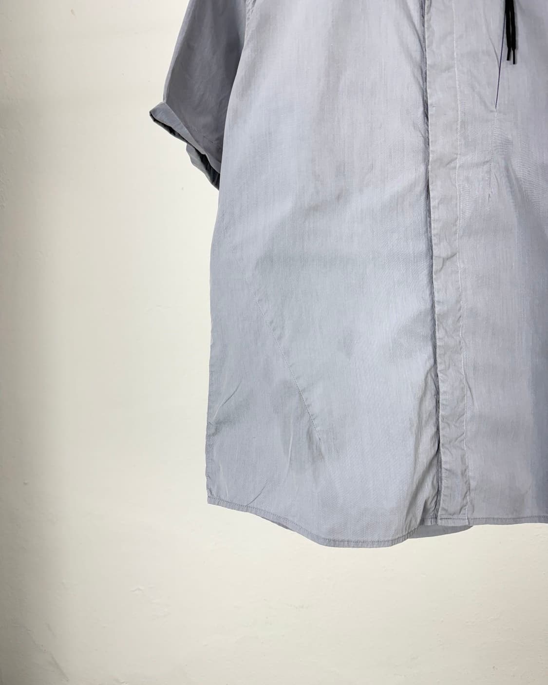 스톤아일랜드 09ss 쉐도우 프로젝트 그레이 나일론 쇼트 셔츠 상품이미지4