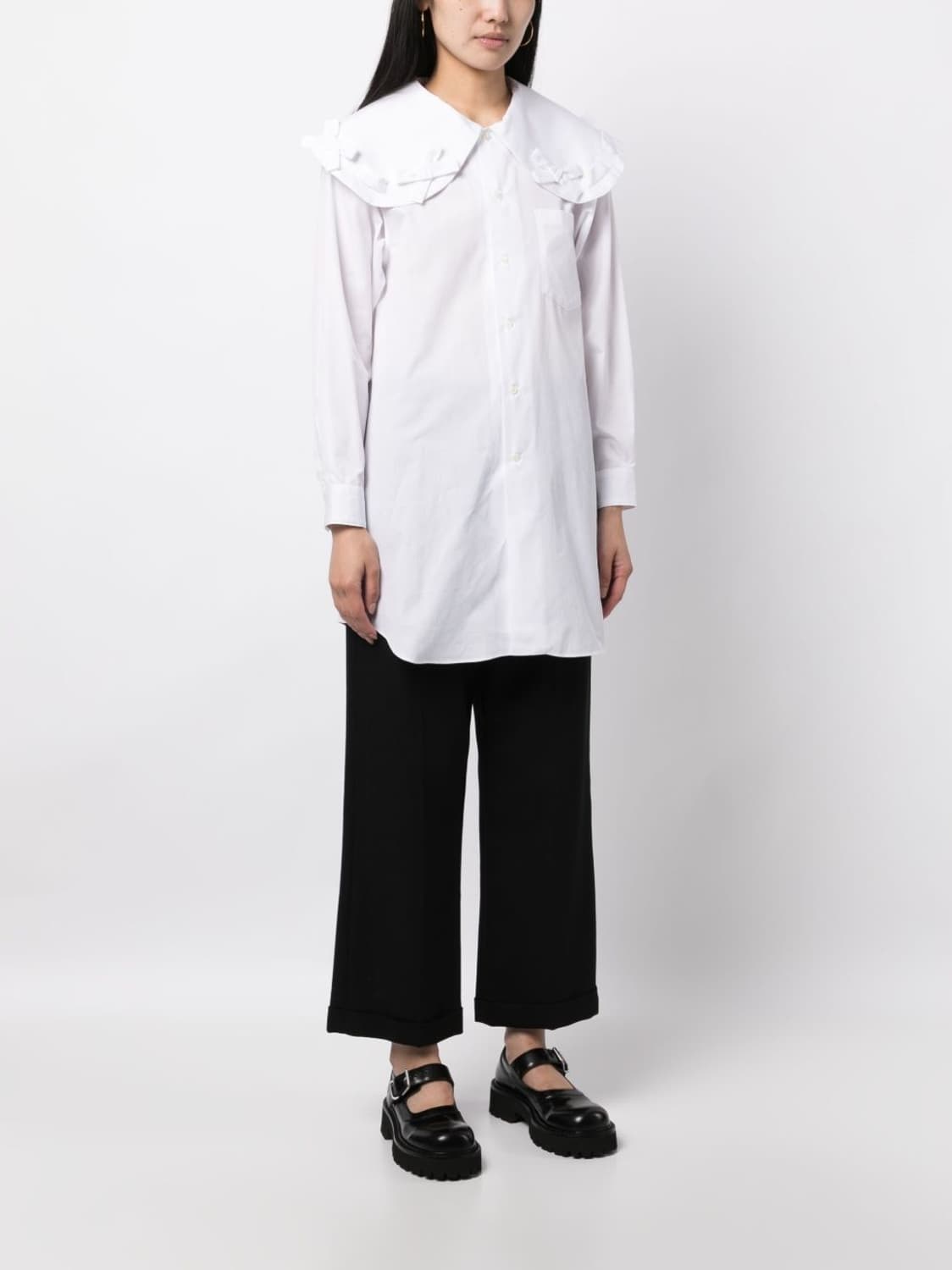 꼼데가르송 걸 피터팬 블라우스 셔츠 롱 S 상품이미지3
