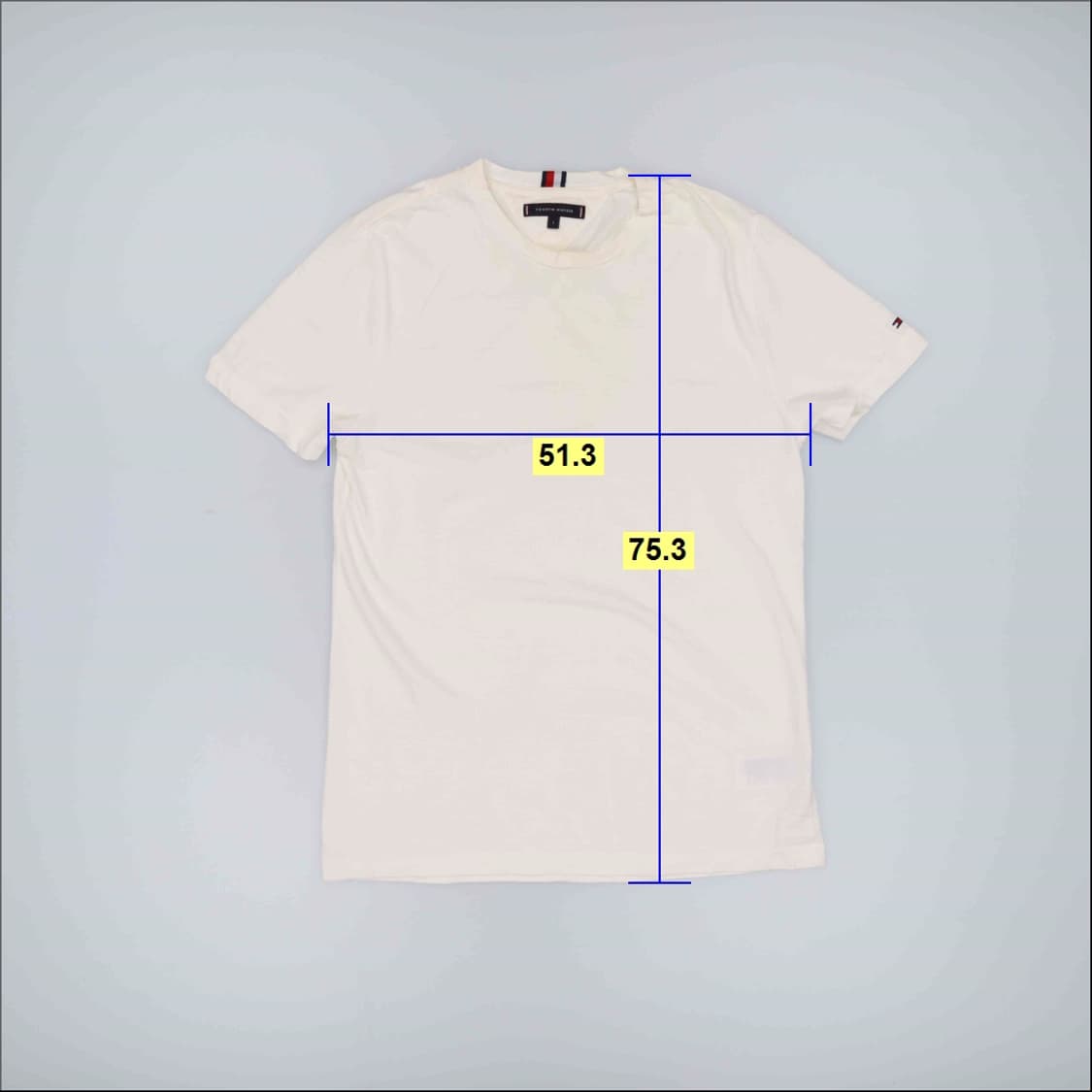 L 타미힐피거 화이트 반팔티 0320H1 상품이미지6