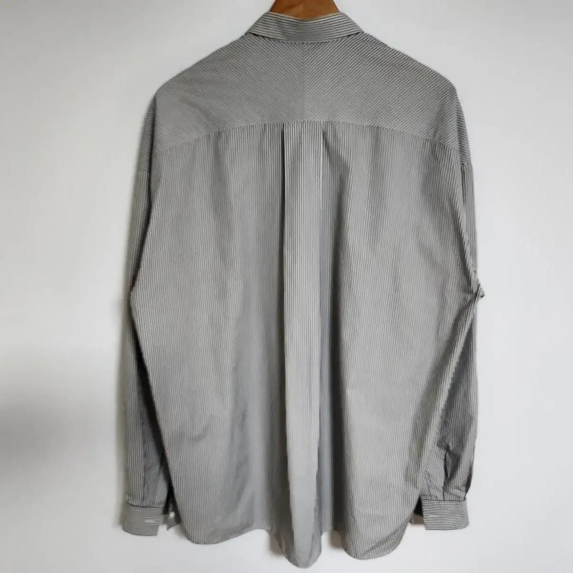 준지 JUUN.J 소매 레터링 스트라이츠 셔츠 44 (105) 상품이미지6