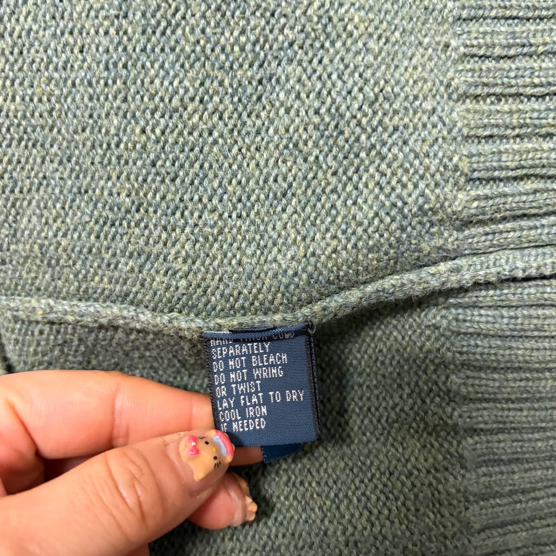 폴로 반집업 니트[2003] 상품이미지7