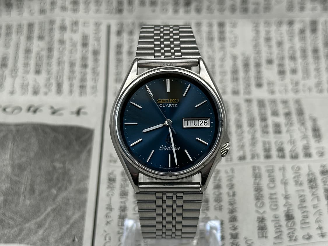 [1980년 빈티지] 세이코 쿼츠 실버웨이브 8229-703A 상품이미지2