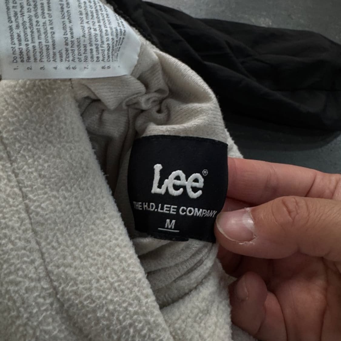 100 lee 리버시블 후리스 자켓 상품이미지4