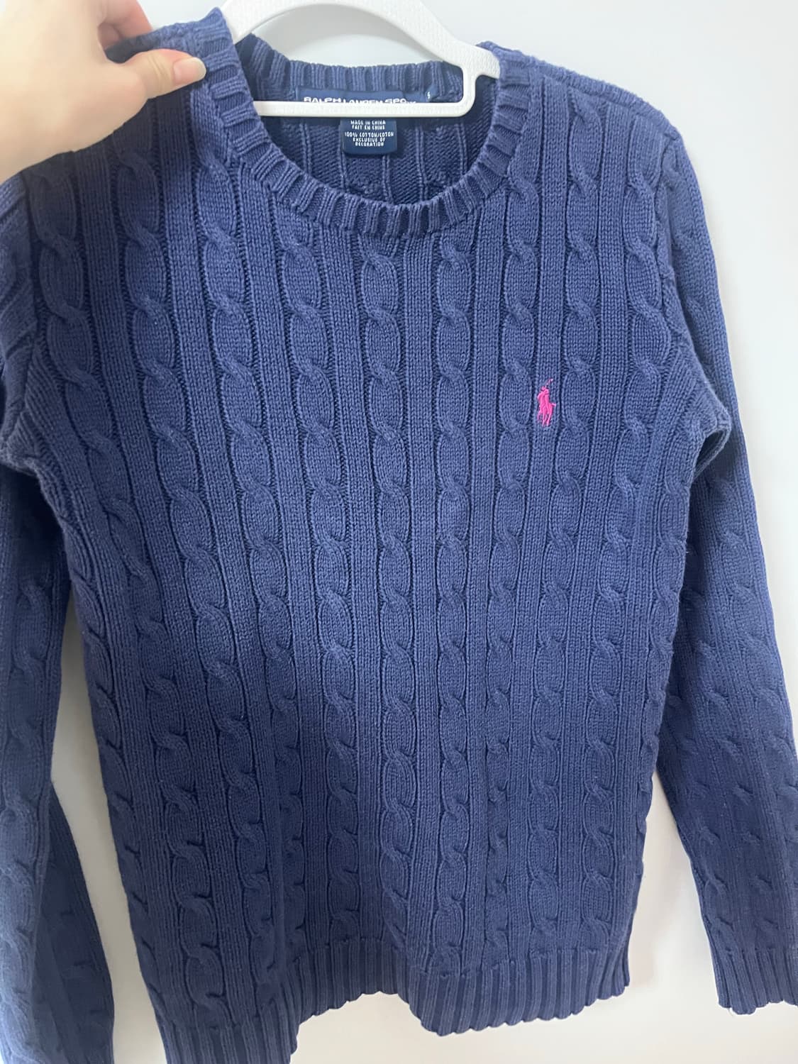 폴로 니트 네이비 상품이미지1