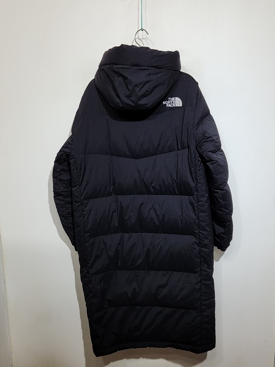 (L) 노스페이스 구스다운 롱패딩 점퍼 블랙 거위털 패딩코트  상품이미지7