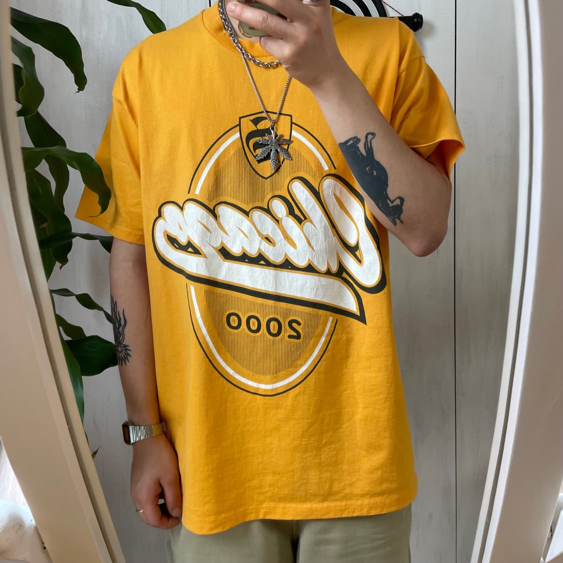 90s 프룻오브더룸 써머필드 프린팅 반팔 티셔츠 상품이미지5