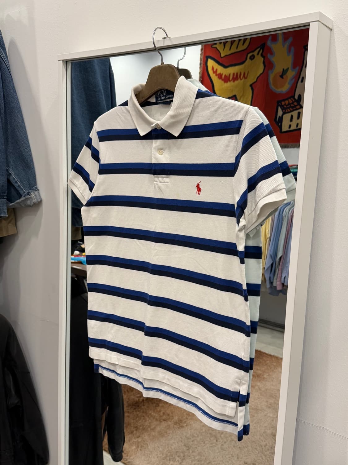 00s Polo RL 폴로 랄프로렌 스트라이프 pk 반팔 티셔츠 상품이미지1