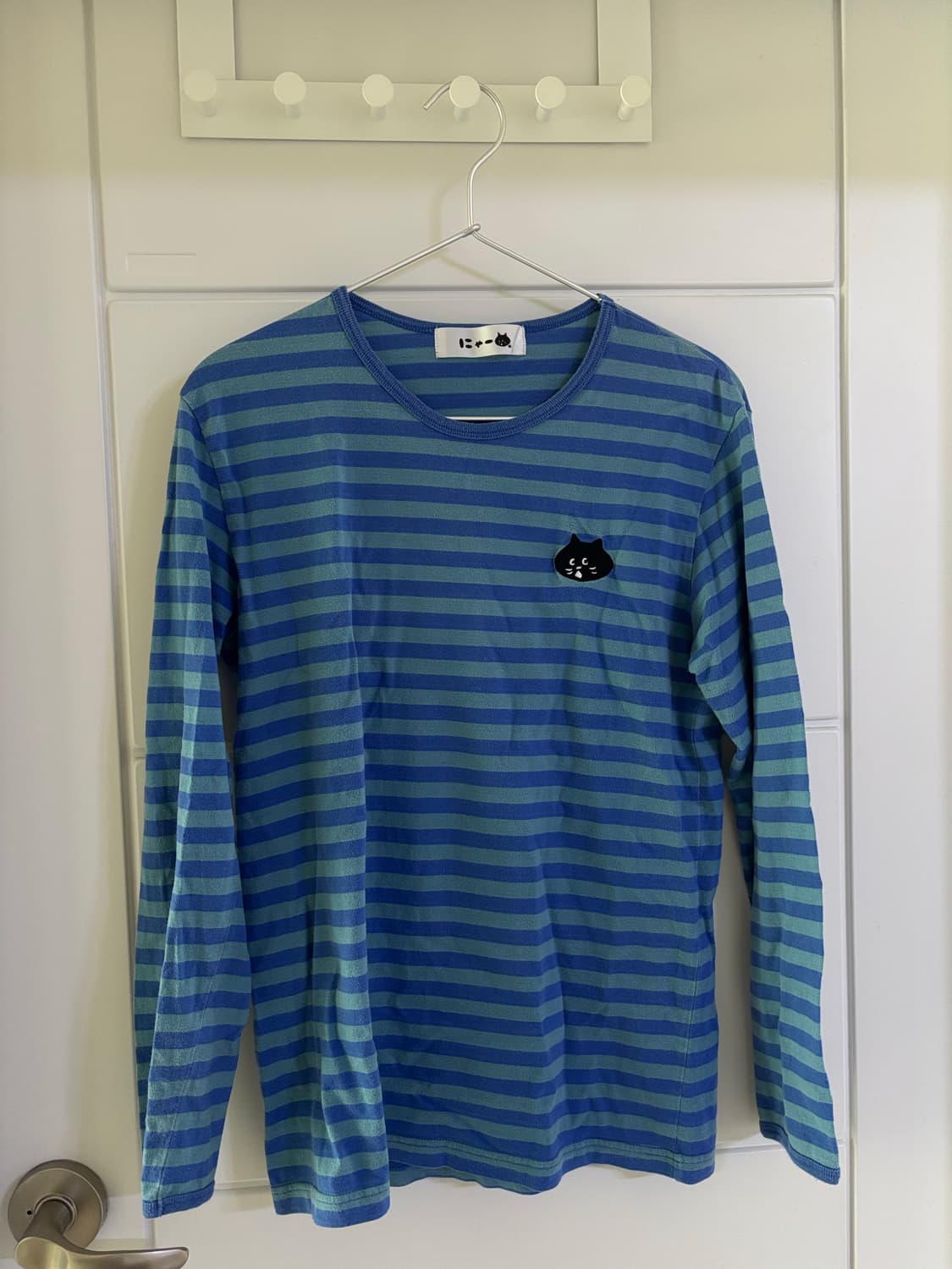 Nenet 네넷 냐 패치 스트라이프 티셔츠 상품이미지1