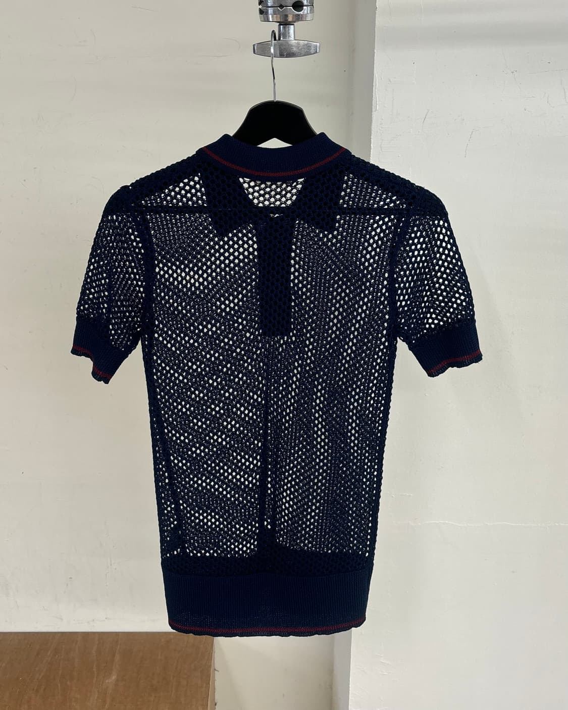 이자벨마랑 블루 시스루 하프 니트 상품이미지6