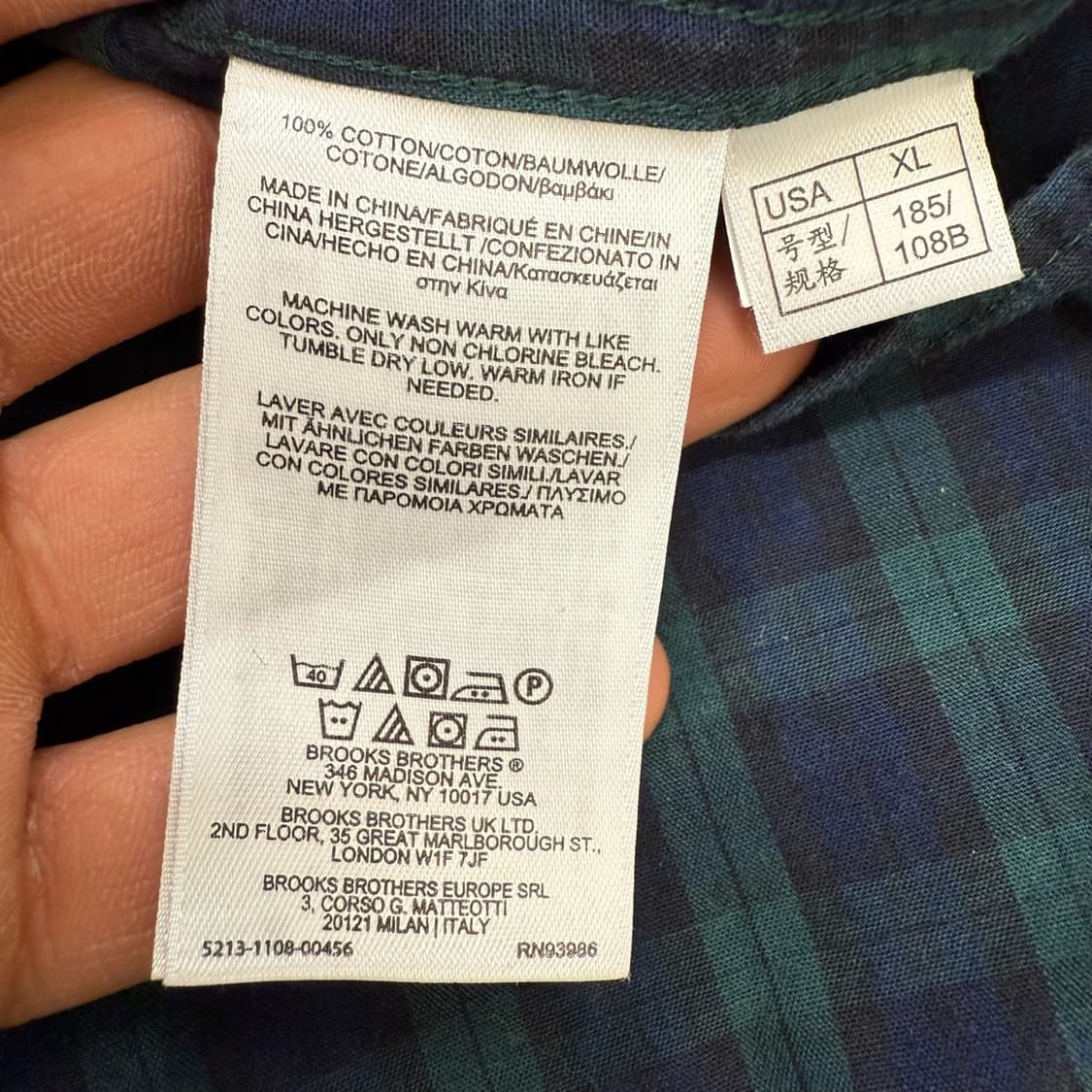 브룩스브라더스 체크셔츠 r2020  상품이미지7