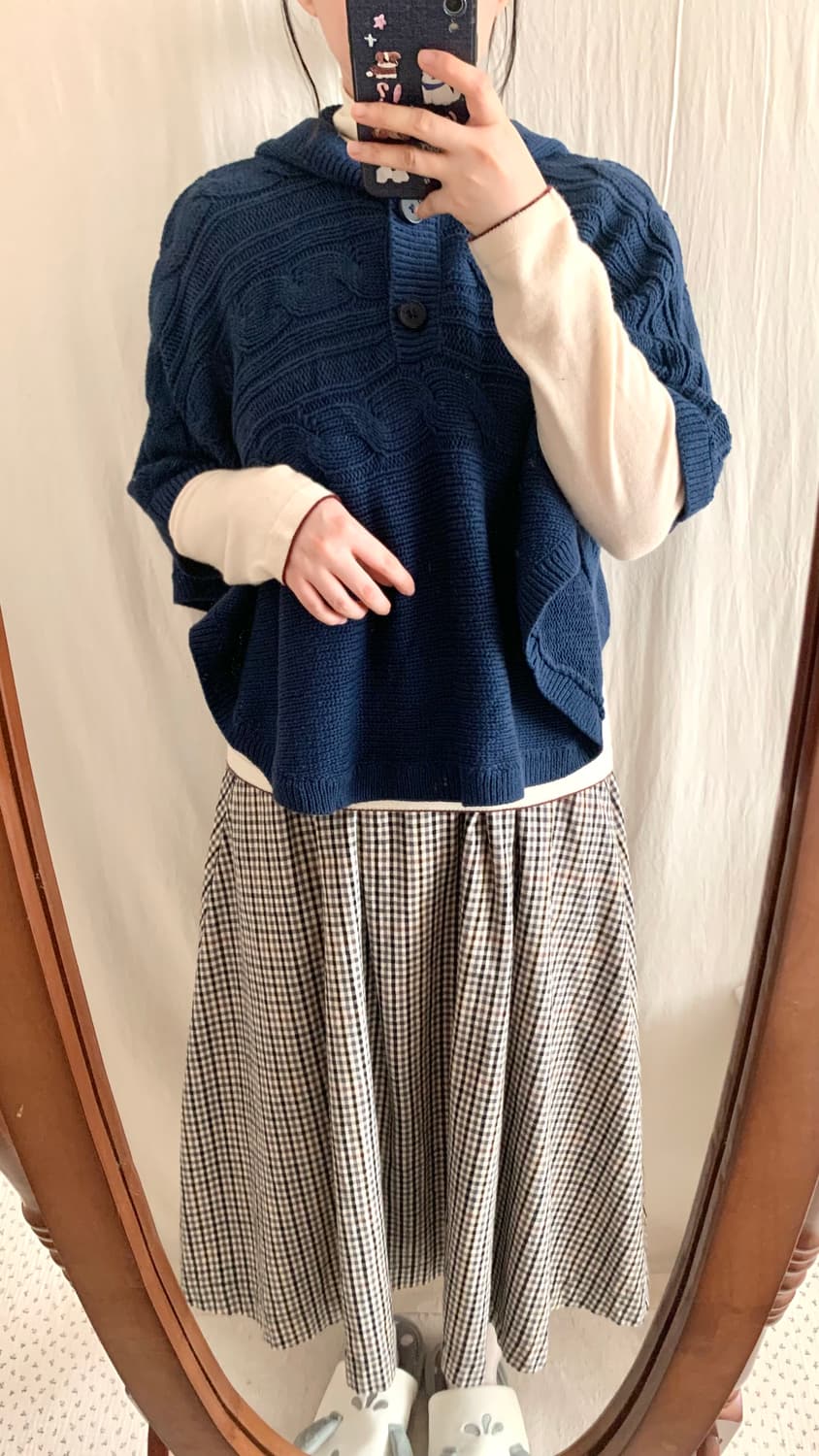 Old Navy 네이비 후드 케이프  상품이미지4