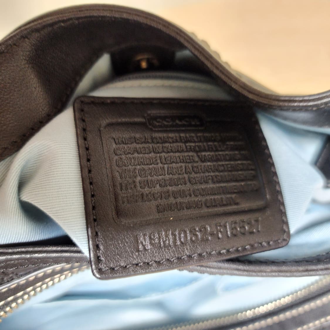 상태굿)코치 숄더백 블랙 상품이미지5