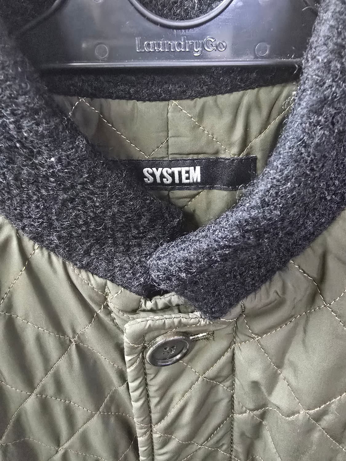 시스템 카키색 퀼팅 자켓 (1264) 상품이미지3