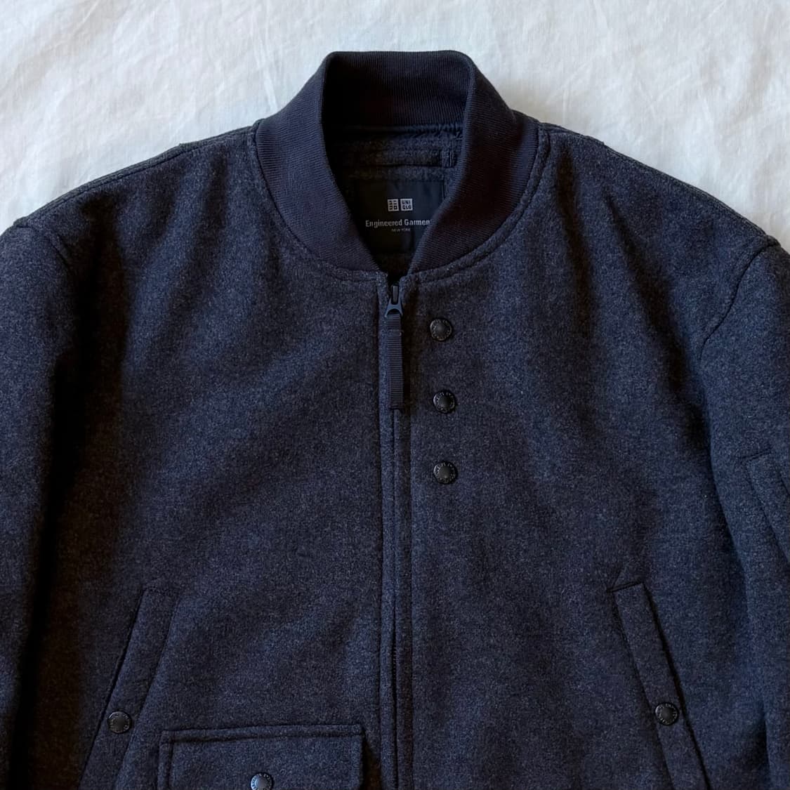 [M] 엔지니어드 가먼츠 & 유니클로 퍼프테크 쇼트 블루종 상품이미지2