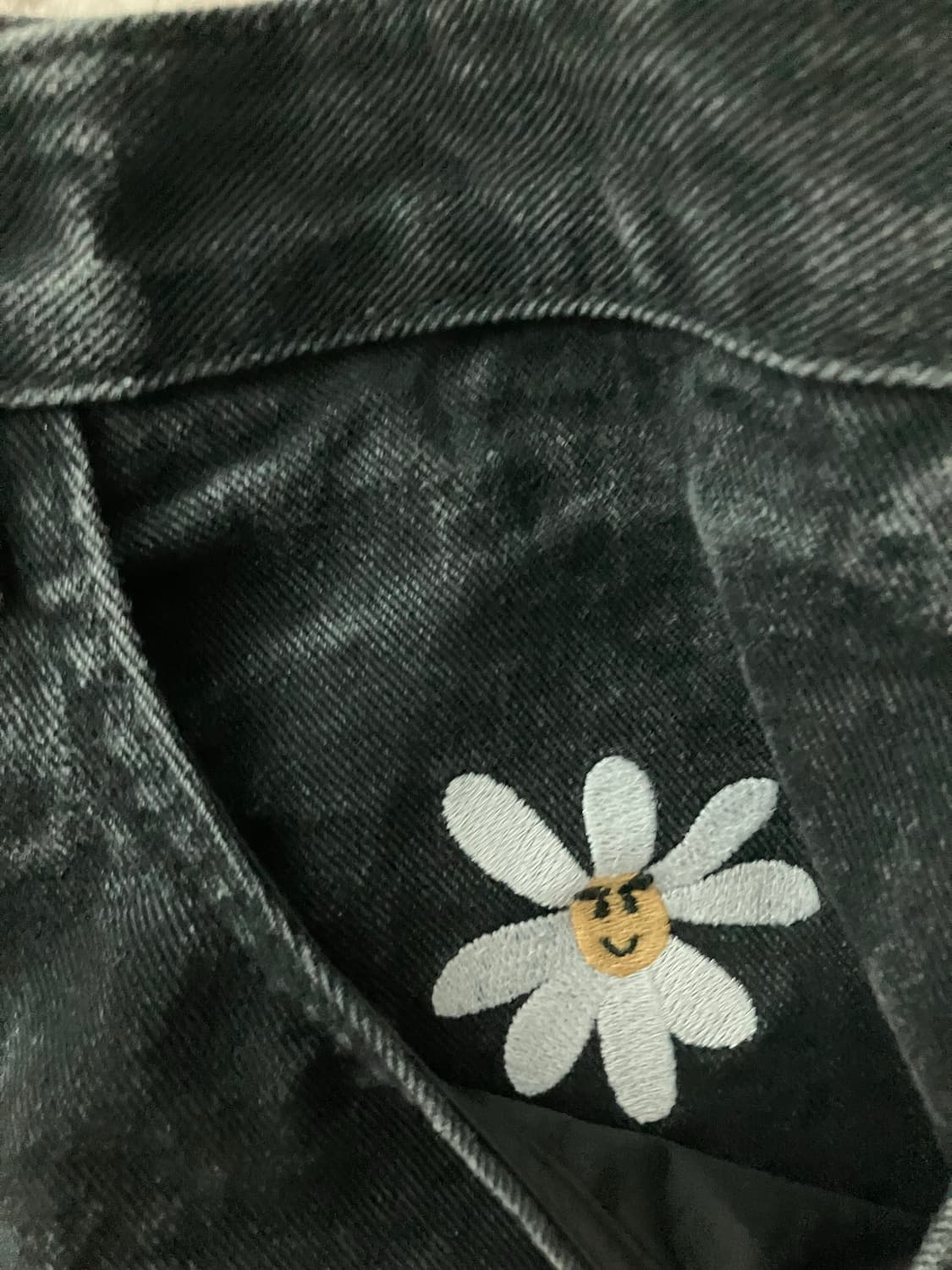 라브로스 데이지 베기진 데님 블랙 청바지 상품이미지3