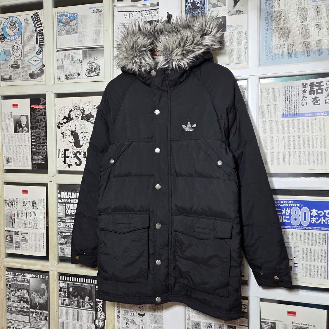 아디다스 샤기퍼 야상 투웨이 덕다운 패딩 상품이미지1