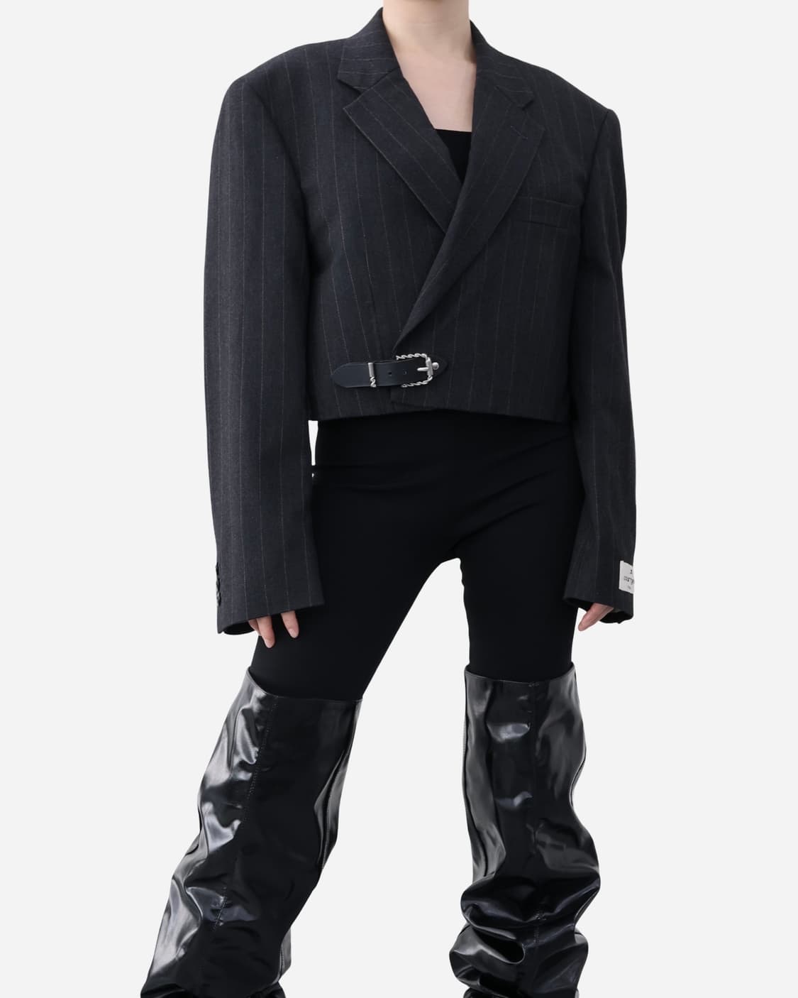 Courrèges Homme Cropped Pinstripe Jacket 상품이미지4