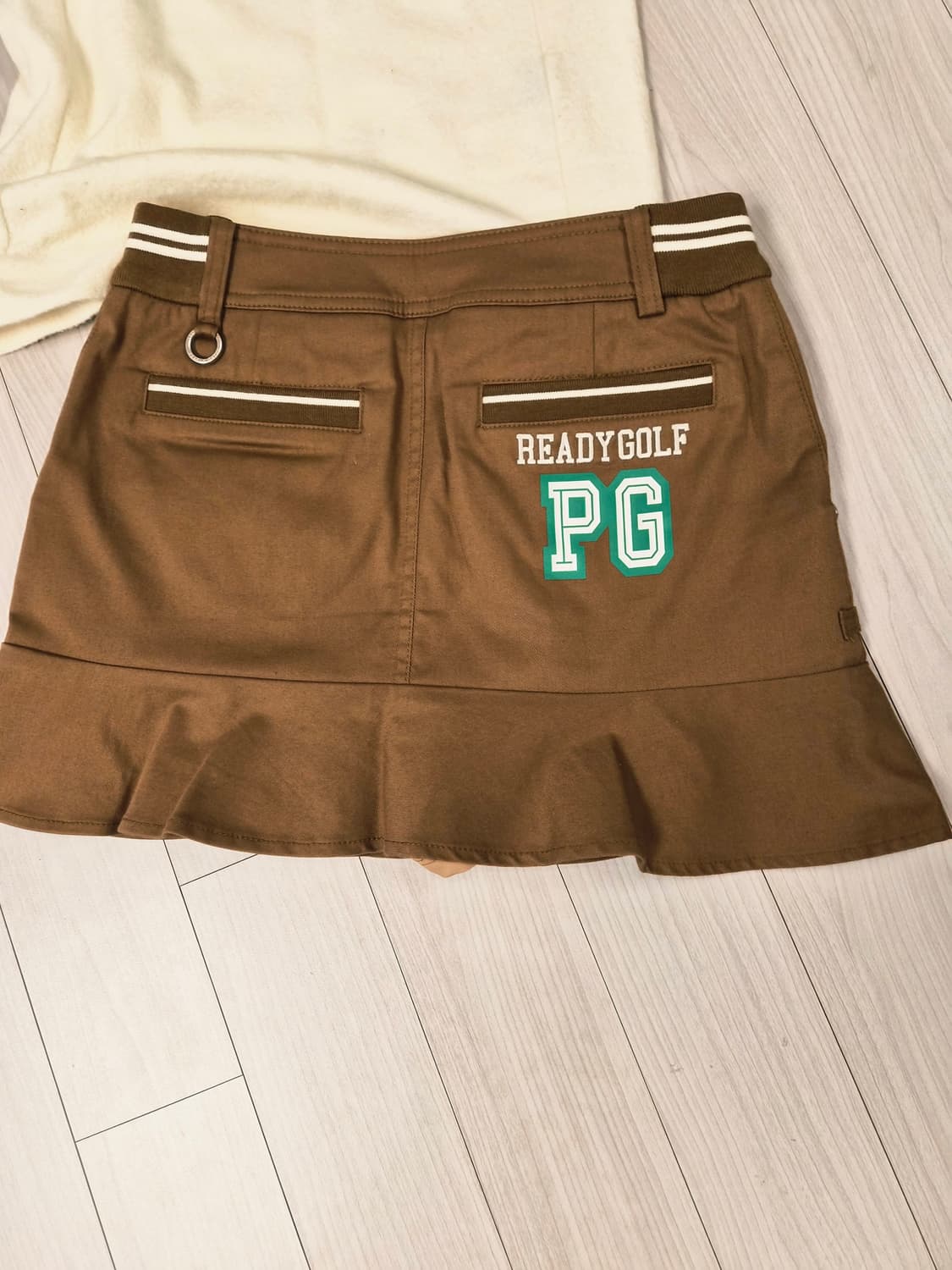 [정품] 파리게이츠(PEARLY GATES) 여성용 큐롯 스커트 (브라운 상품이미지3